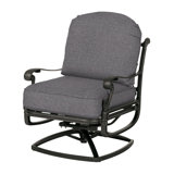 Florence Swivel Rocking Lounge Chair with Cushions