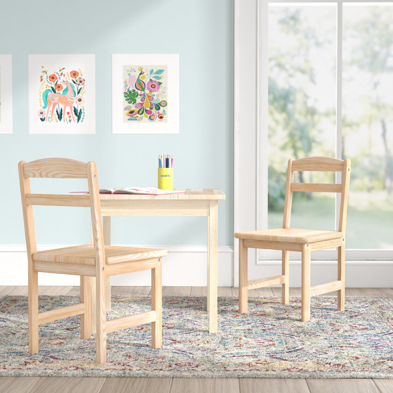 Chaise de bureau ou d'activité en bois massif Dmitry Kids