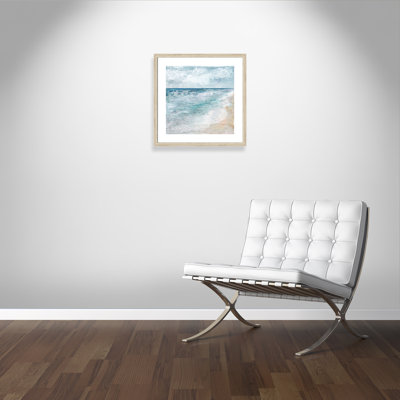 Balade au bord de l'eau - Peinture encadrée