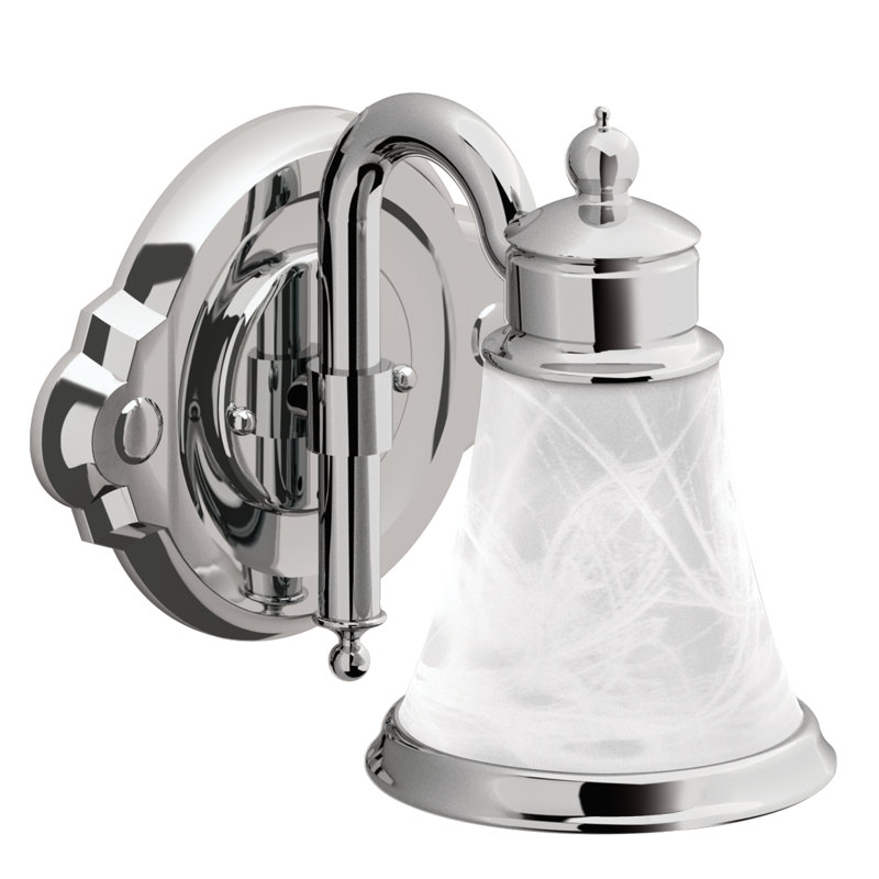 Waterhill 1-Light Bath Sconce, Chrome