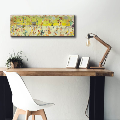 'Converse Yellow'  by Candra Boggs Canvas Wall Art