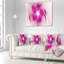 Mauve fractale - Réaction atomique - Coussin imprimé floral-30718881-30718885