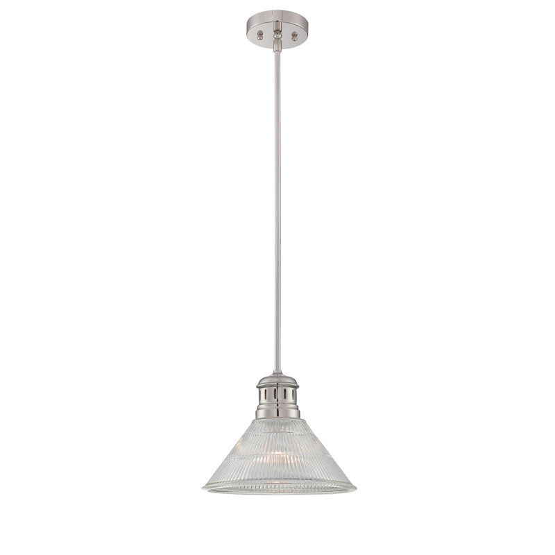 Canchola 1 - Light Polished Steel Single Pendant