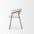 18.87'' H Upholstered Metal Dining Chair-1236126907