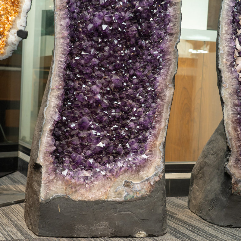 Genuine Large Amethyst Cluster Geode From Brazil