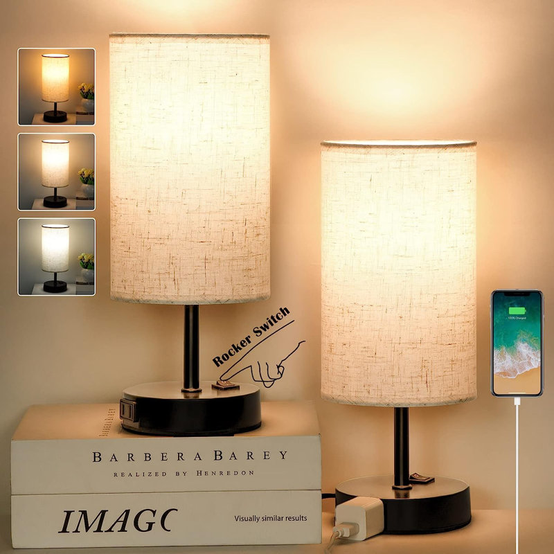 Metal USB Table Lamp