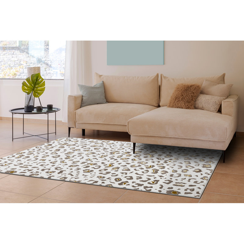 Animal Print Area Rug, Rectangle 120 x 170cm