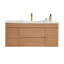Meuble-lavabo mural simple 48 po avec lavabo en céramique-1430446777