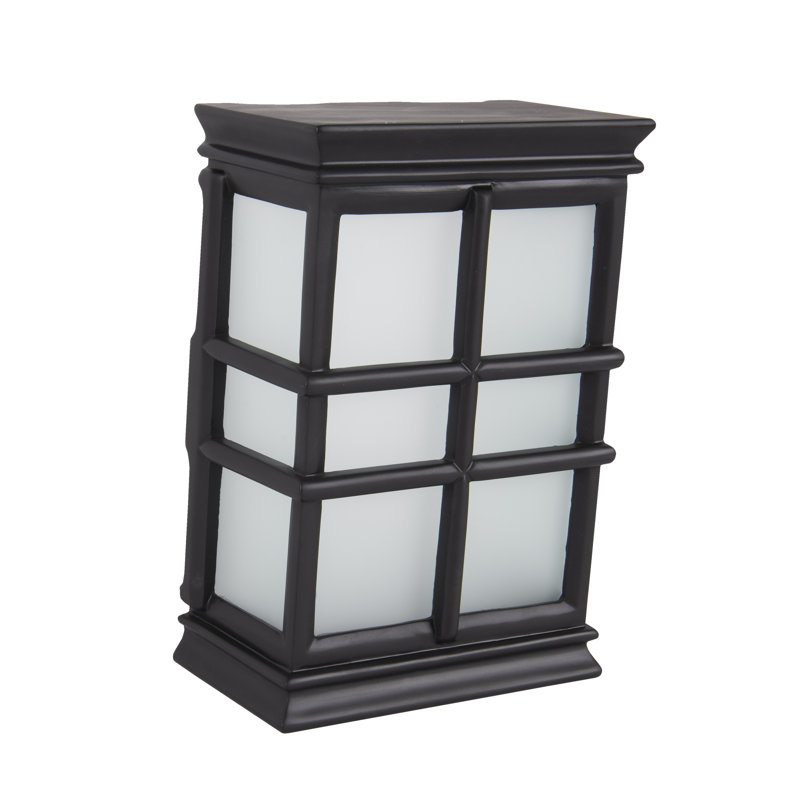 Hand-Carved Flat Black and White Glass Window Pane Chime