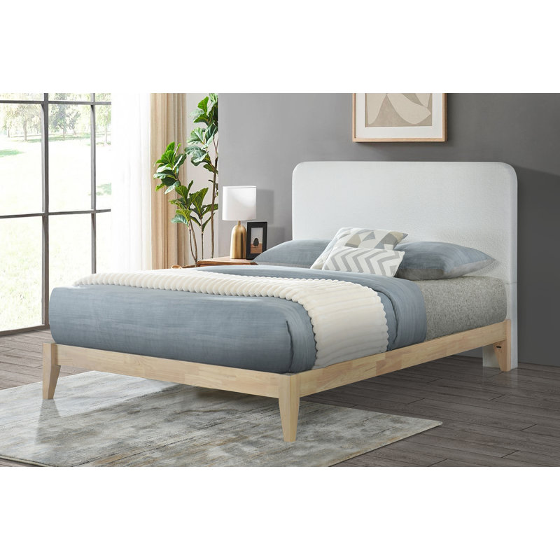 Kieron Nova Wood Platform Base, Full /Double, Natural