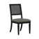 Vernet Upholstered Side Chair in Black/Gray
