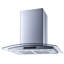 Hotte pour îlot de cuisine 30 pouces 600 CFM en acier inoxydable avec filtre inclus