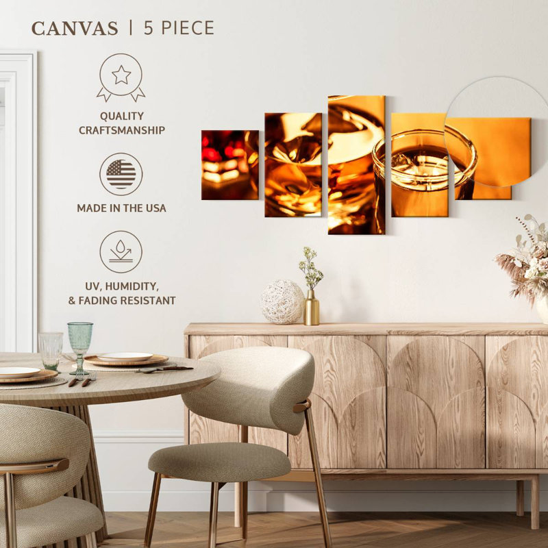 Cocktail Drinks, 24" H x 55" W