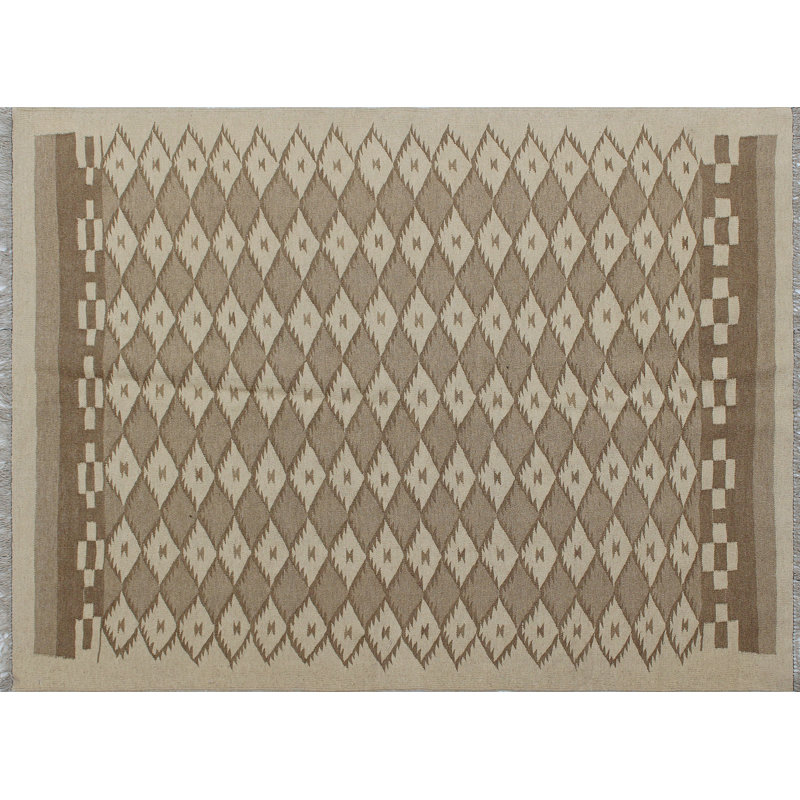 Benge Wool Geometric Indoor Rug