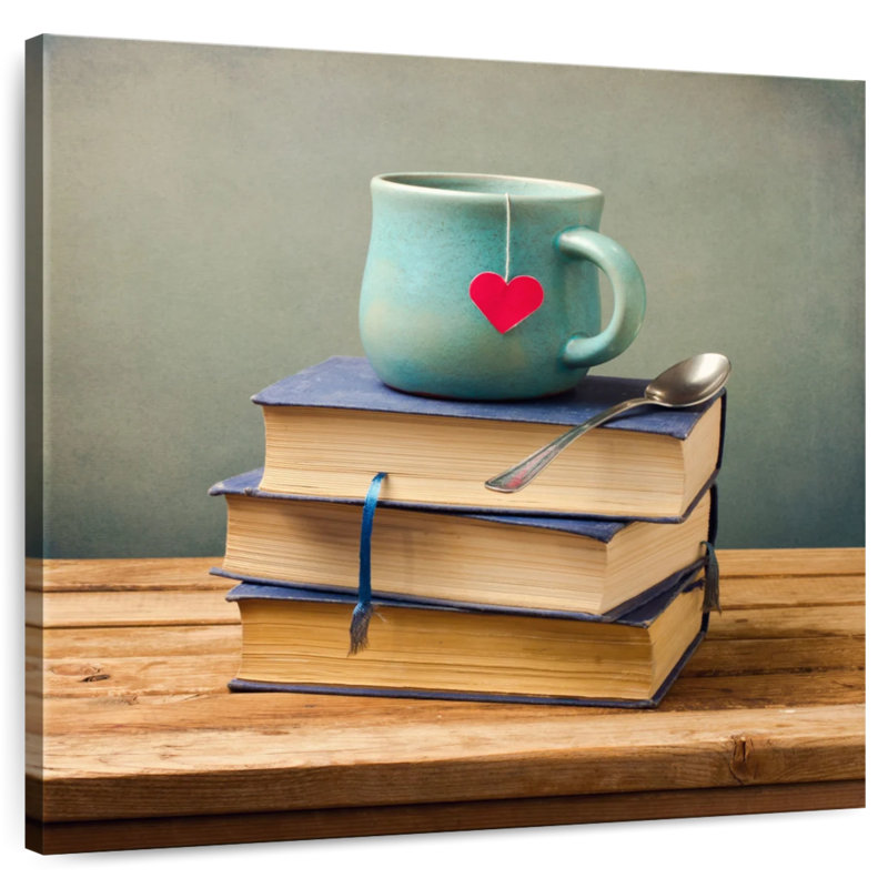 Kerner Books And Tea, 16" H x 16" W