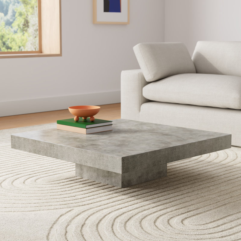 Dove Pedestal Coffee Table