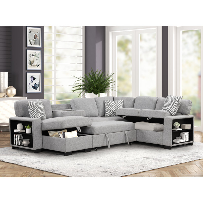 Riverdale Sectional, Gray