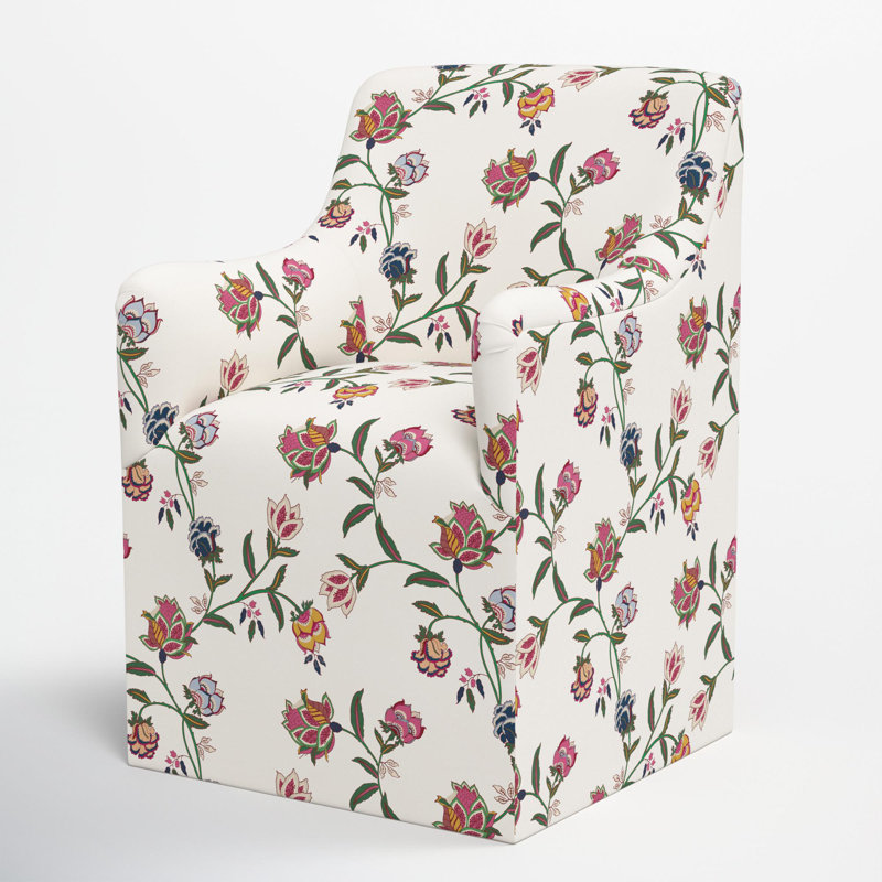 Fauteuil en coton Howth, Coton multicolore Chintz