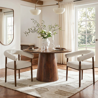 Solaze Boucle Upholstered Dining Chair