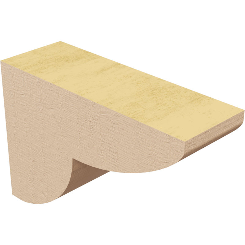 Corbeau TimberThane Crestline, H 4 po x l 2 po x P 6 po