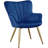 Bakhyt 25" Wide Upholstered Curved Back Armchair-985598964-985598954