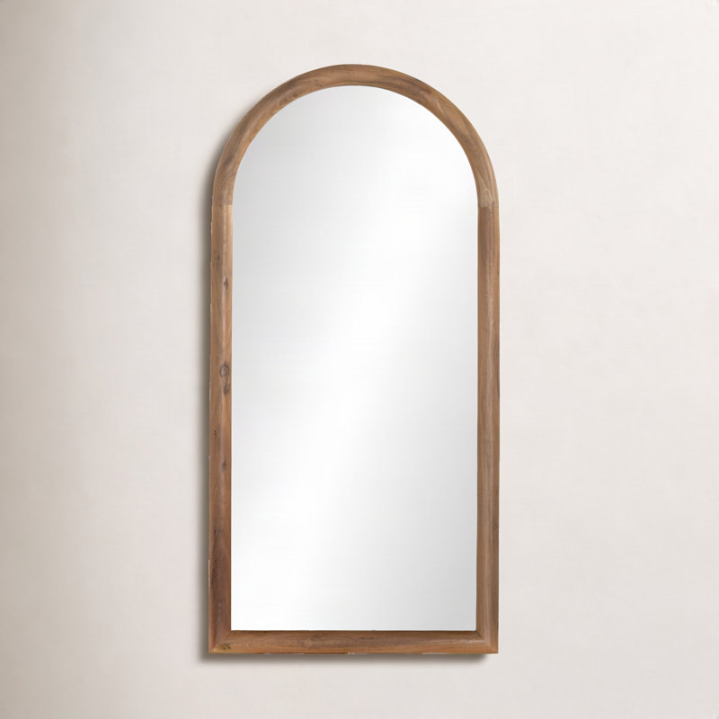 Gulliver Flat Mirror, Smoked Acacia