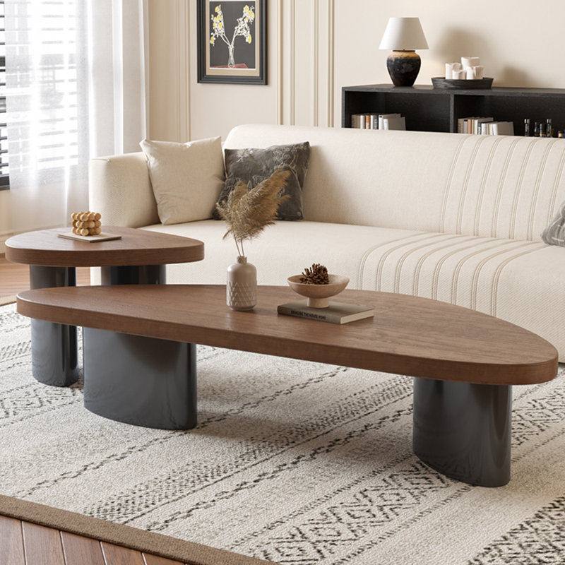All solid wood multi-functional simple tea table, Brown, 16.54" H x 70.87" L x 29.53" D