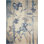 Tapis bleu / ivoire à motif floral Arnim