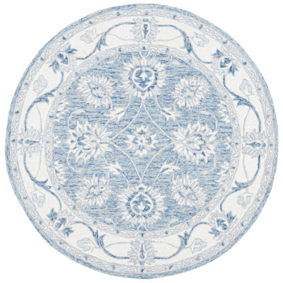 Vallelunga Hand Tufted Wool And Cotton With Latex Oriental Rug