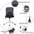 Foldable Mid-Back Mesh Ergonomic Office Chair with Adjustable Arms Space Saving-2089540637