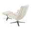 Fauteuil d'appoint pivotant confortable