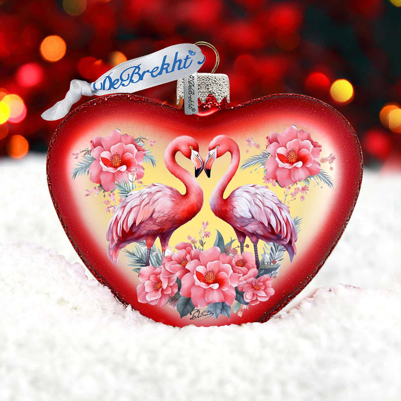 3.5'' Glass Hanging Figurine Ornament