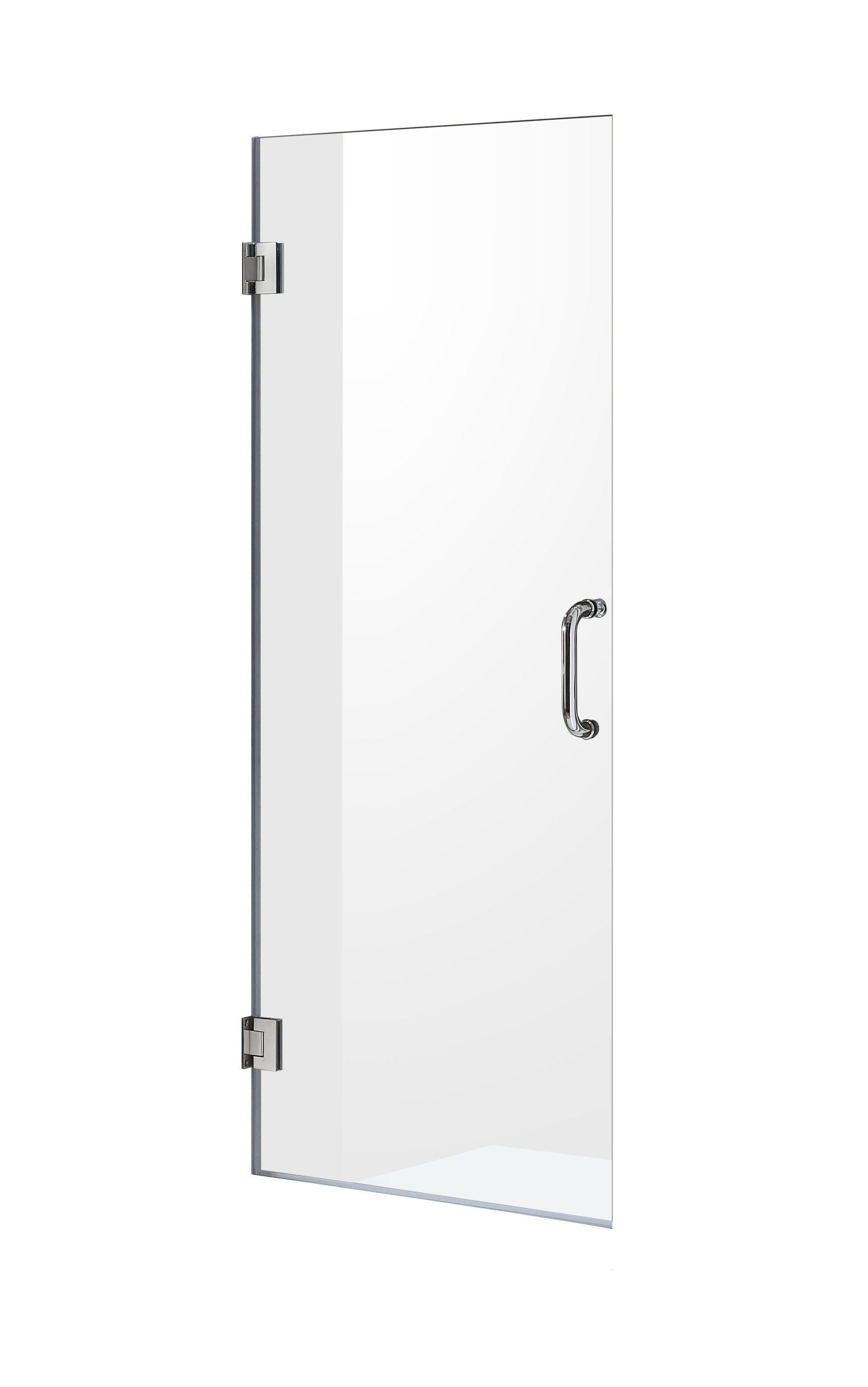 ANZZI Fellow Series 30" x 72" Hinged Frameless Shower Door & Reviews