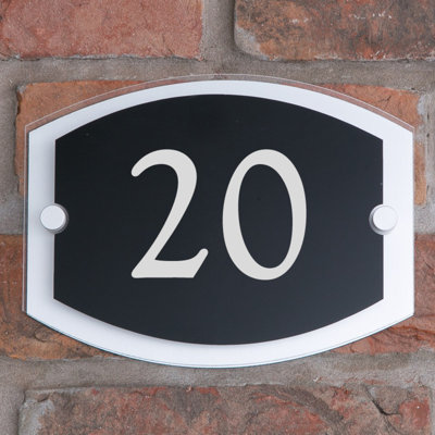 Sigfried 15cm H Plastic House Number