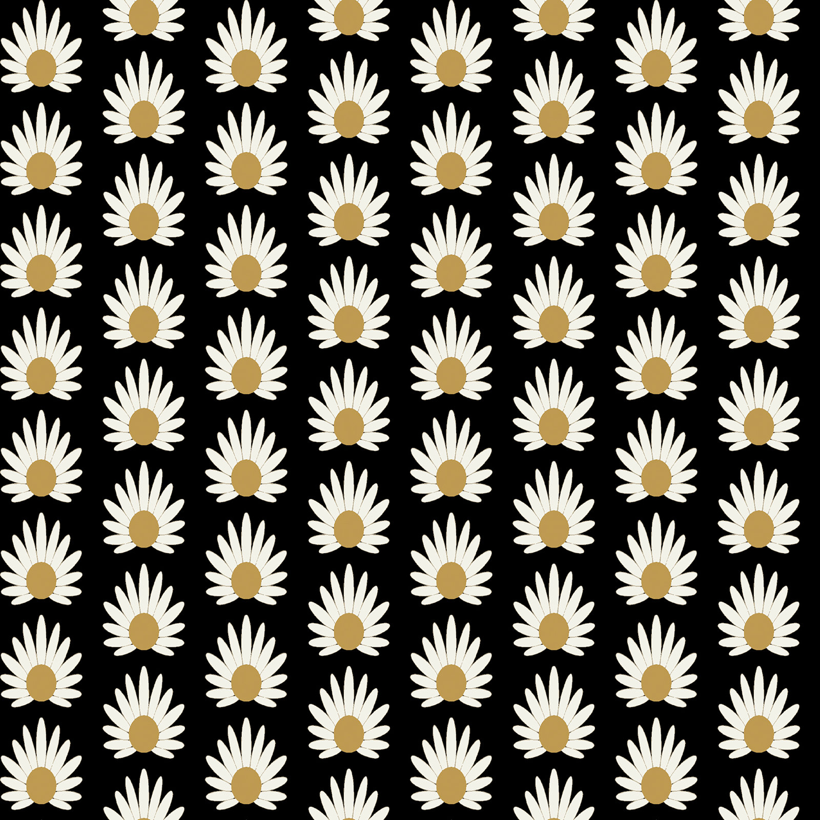 Fleur Peel & Stick Floral Wallpaper, Black