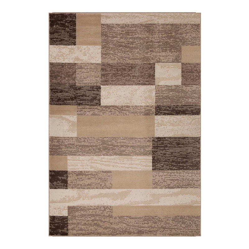 Tapis beige résistant aux taches