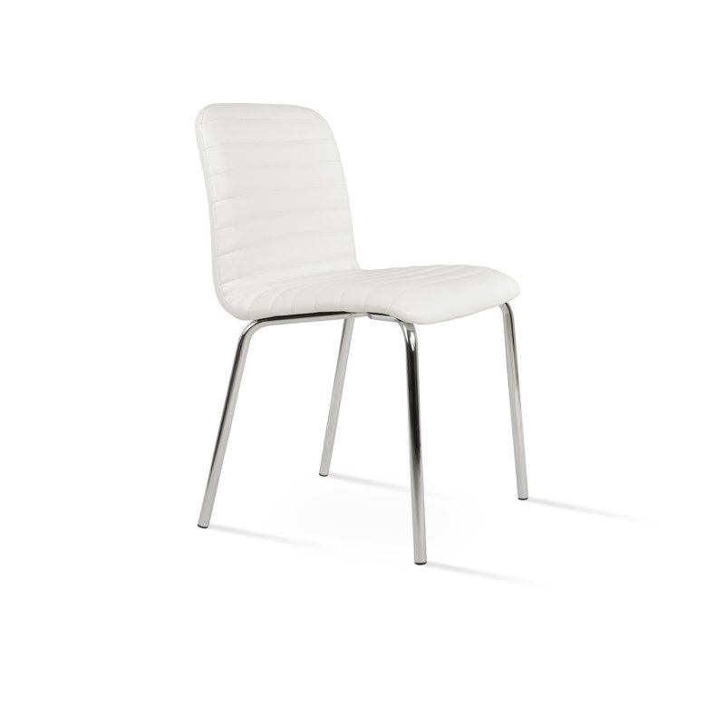 Chaise en métal Isa, Blanc
