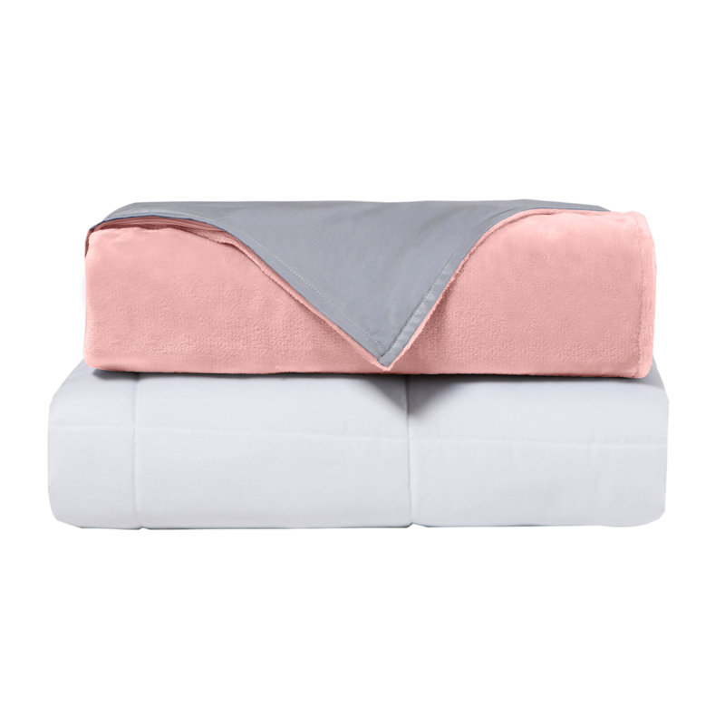 Weighted Throw Blanket, Soft Pink