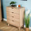 Udall 80cm W 4 - Drawer Chest of Drawers