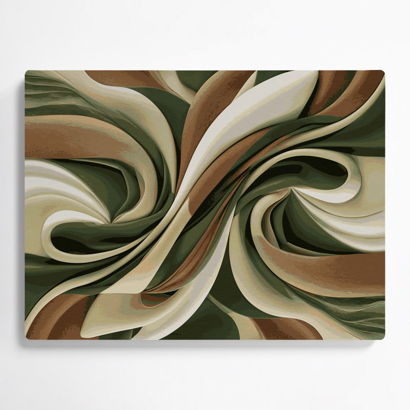 «Biomorphic Abstraction 17», art mural en métal brun, H 11 po x l 14 po