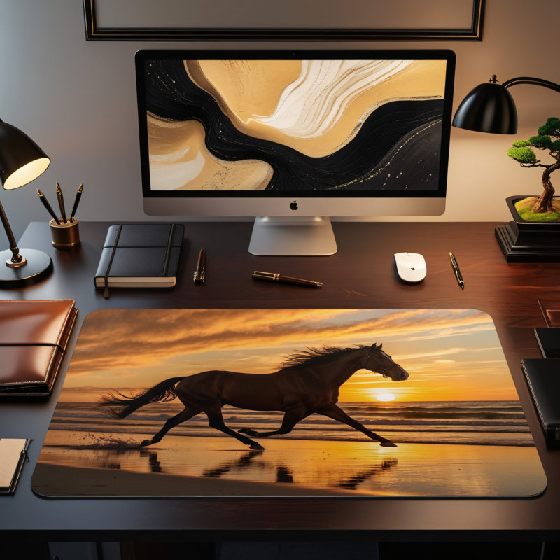 Polyester Desk Pad, 23.6x13.8