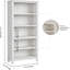 181.2cm H x 80cm W Composite Bookcase