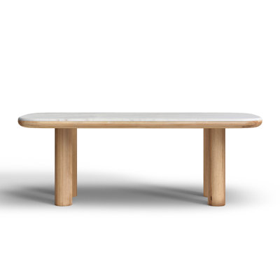Nell 84'' Marble Dining Table