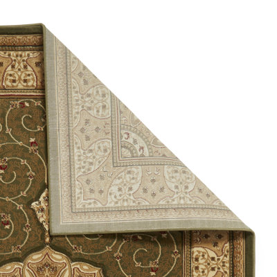 Heritage area rug Machine Woven Rectangle Green