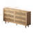 Rattan Storage Console Table with 6-Drawer-1076277742