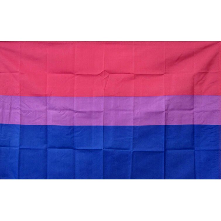 Anley 3x5 Foot Bi Pride Flag - Bisexual Flags Rainbow Flag Polyester 