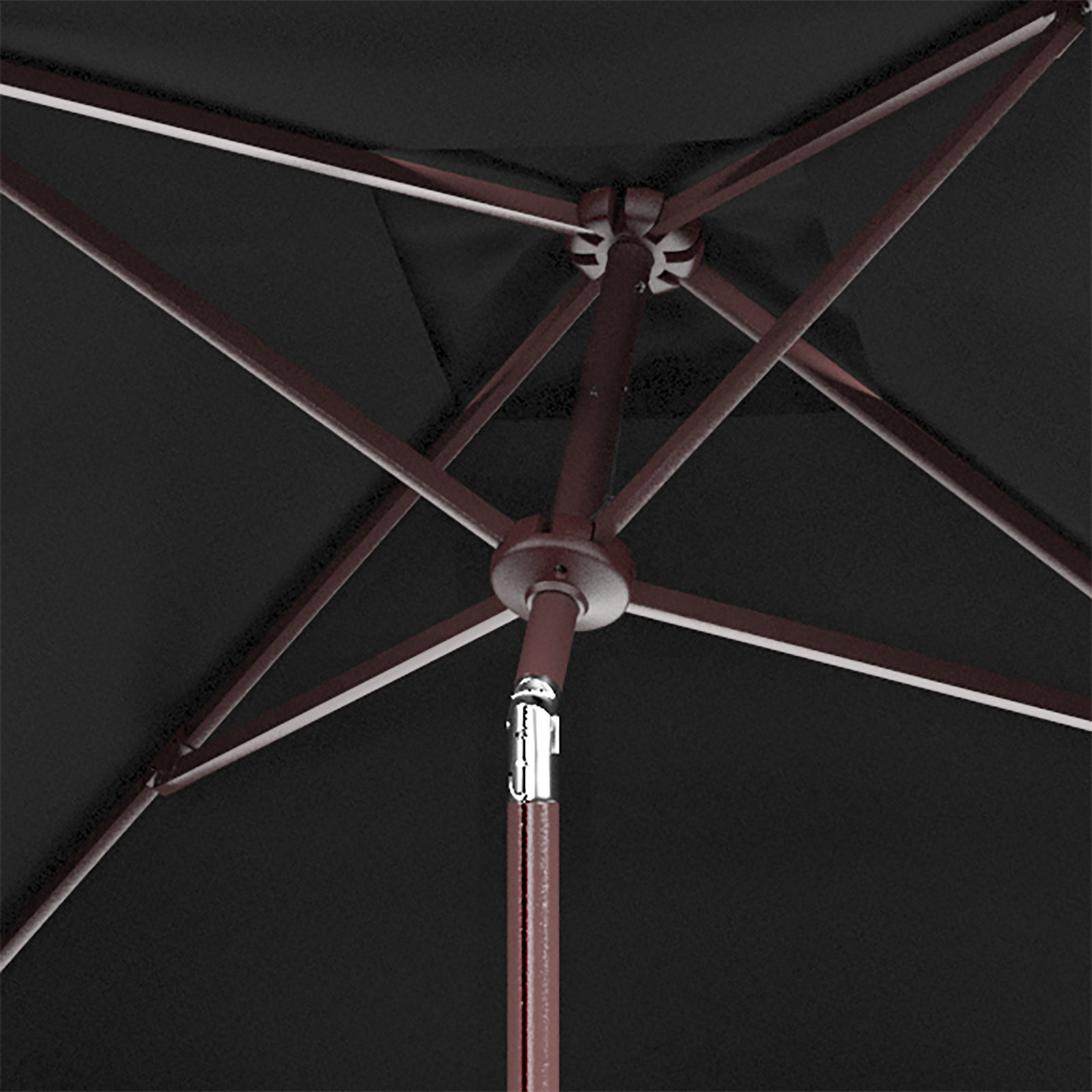 Towerside 7.5' Umbrella, Black