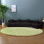 Canapé modulaire incurvé en chenille noire, canapé modulaire à compression, 4 coussins, maison moderne