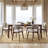 Upholstered Solid Wood Dining Chair Side Chair-128944778-128944782