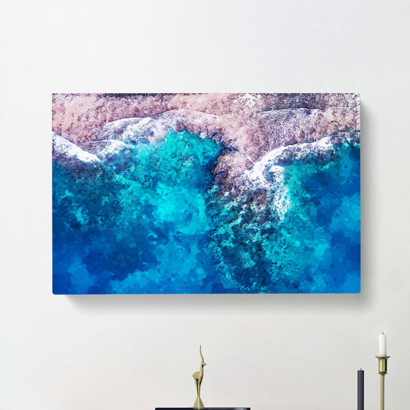 Shores In Lelepa Island In Vanuatu - Wrapped Canvas, 50cm H x 76cm W x 3cm D